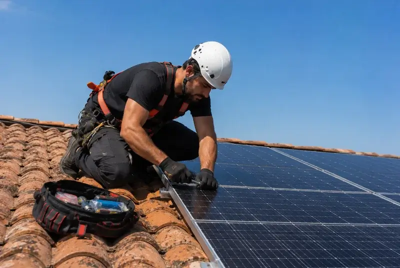 Maintenance et monitoring de panneaux solaires à Sausset-les-Pins