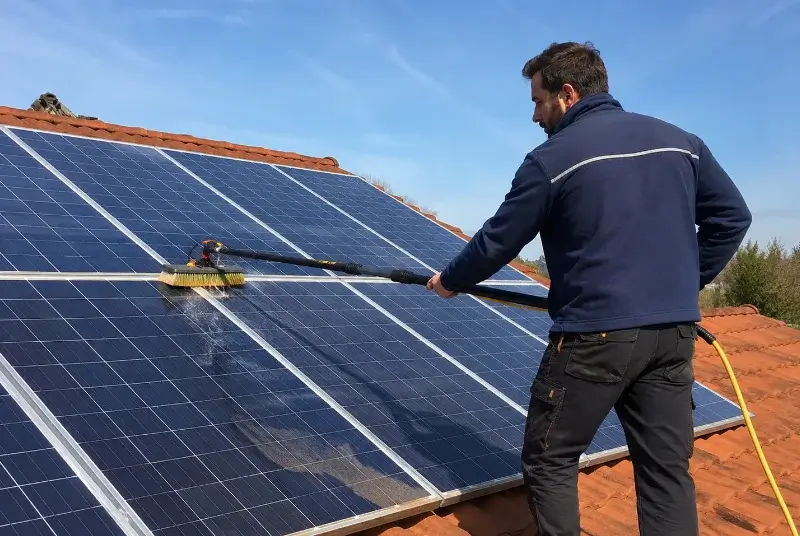 Nettoyage et entretien de panneaux solaires à Sausset-les-Pins